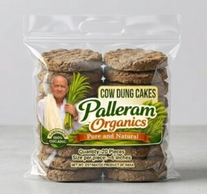 Cow dung cake
