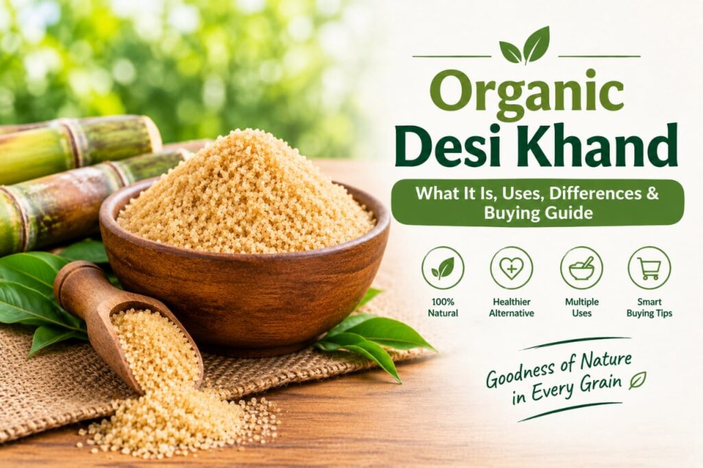 Organic desi khand Uses